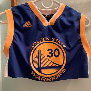 Stephen Curry Golden State Warriors Adidas Jersey Crop Top Number 30